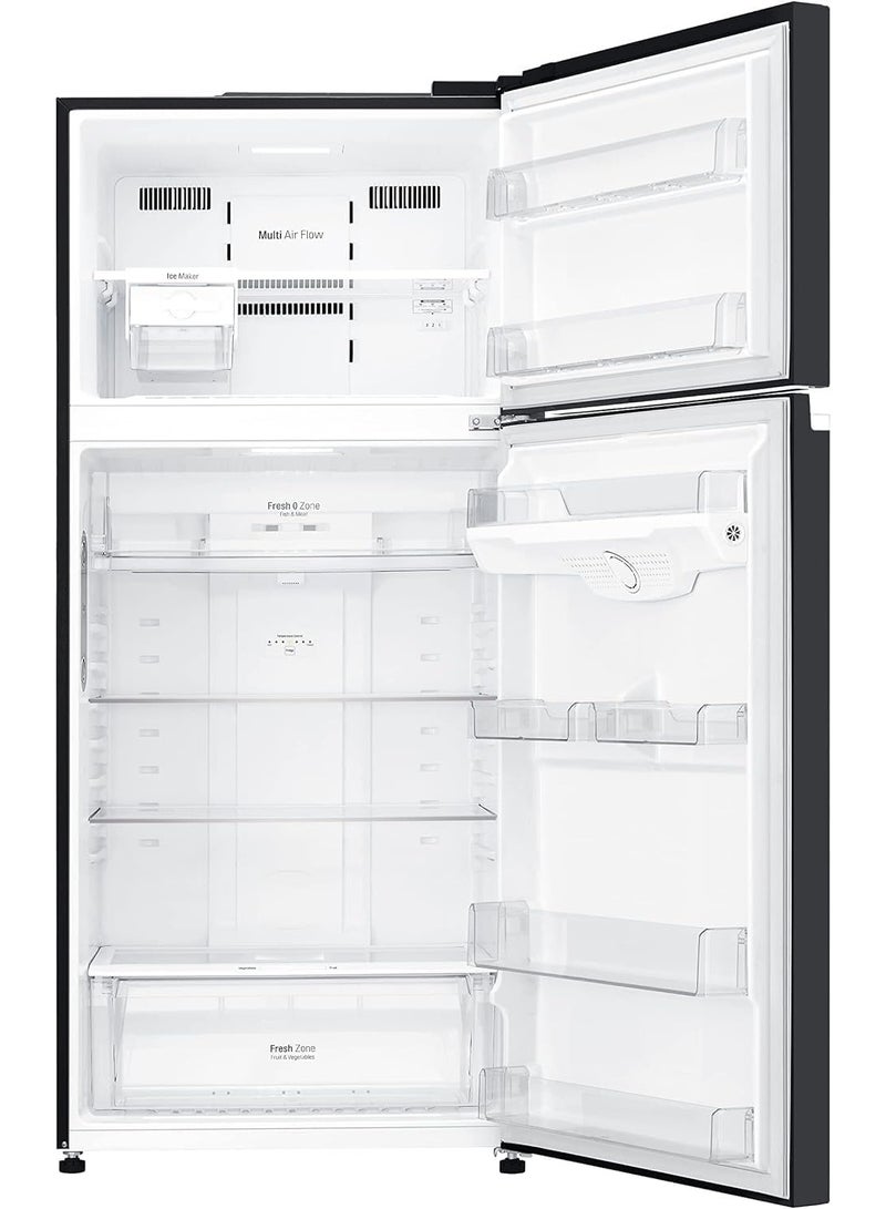LG Side-by-Side Refrigerator with Thin Q - 655L